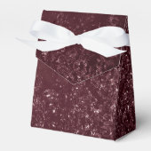 Glimmery Wine Grunge | Sangria Bordeaux Damask Geschenkschachtel (Vorderseite)