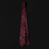 Glimmery Wine Grunge | Sangria Bordeaux Damask Krawatte