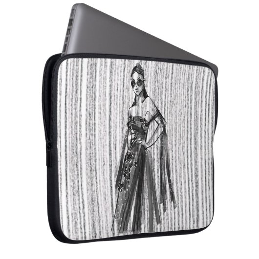 "GlimmrTech-Couture" Laptopschutzhülle (Vorne Rechts)