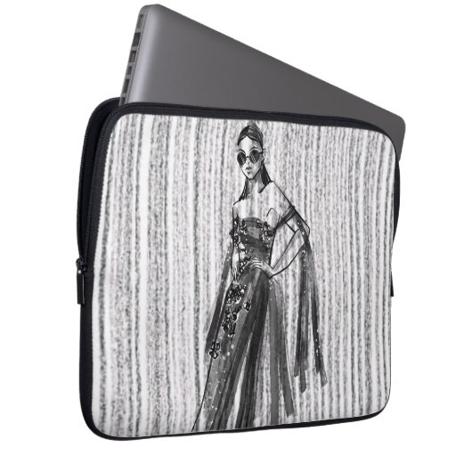 "GlimmrTech-Couture" Laptopschutzhülle (Vorne Rechts)