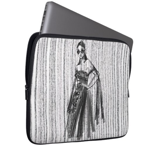 "GlimmrTech-Couture" Laptopschutzhülle (Vorne Rechts)