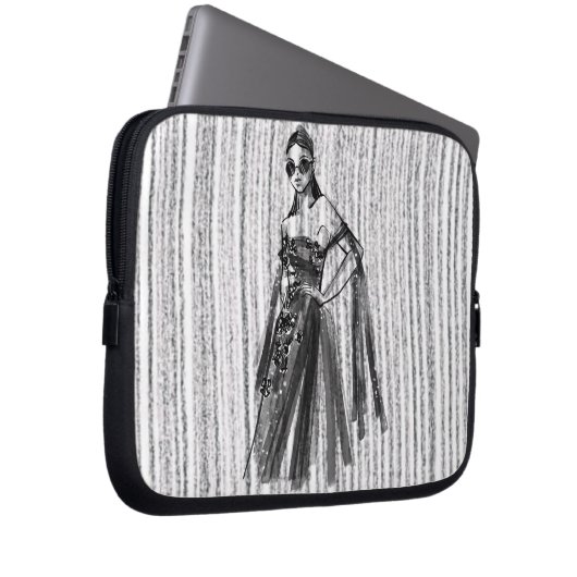 "GlimmrTech-Couture" Laptopschutzhülle (Vorne Rechts)