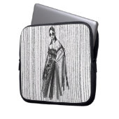 "GlimmrTech-Couture" Laptopschutzhülle (Vorderseite Links)