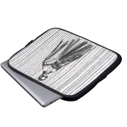 "GlimmrTech-Couture" Laptopschutzhülle (Vorne Knopf)