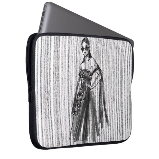 "GlimmrTech-Couture" Laptopschutzhülle (Vorne Rechts)