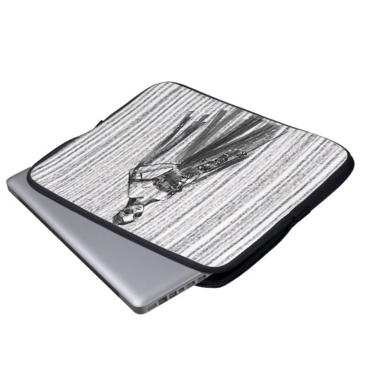 "GlimmrTech-Couture" Laptopschutzhülle (Vorne Knopf)