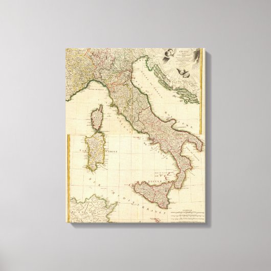 Glimpse Italiens Leinwanddruck (Vorderseite)