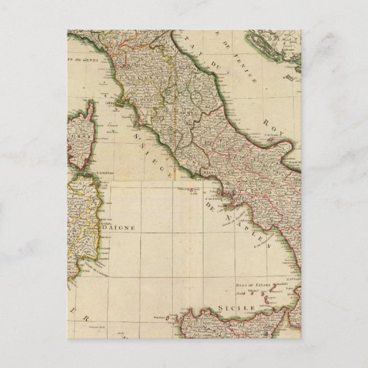 Glimpse Italiens Postkarte (Vorderseite)