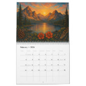 Glimpses of Nature Mountain Landscape Calendar Kalender (Feb 2026)