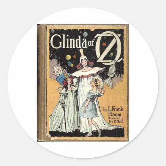 Glinda of Oz Runder Aufkleber (Vorderseite)