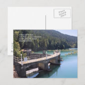 Glines Canyon Dam Postcard Postkarte (Vorne/Hinten)