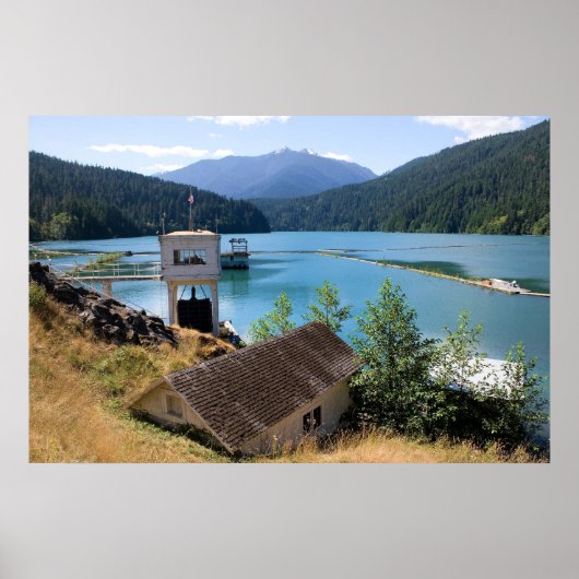 Glines Canyon Dam Print Poster (Vorne)