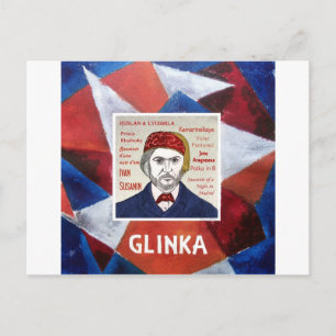 Glinka Postkarte