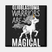 Glioblastoma Multiforme Warrior Grade Iv Astrocyto Magnet (Vorne)