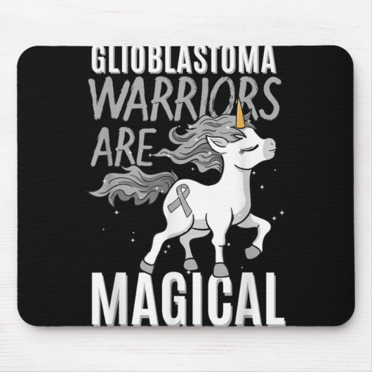 Glioblastoma Multiforme Warrior Grade Iv Astrocyto Mousepad (Vorne)