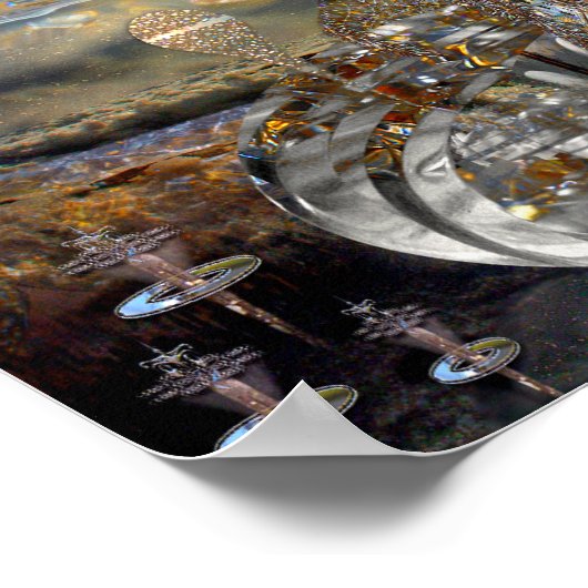 Glissade Station Print Poster (Ecke)