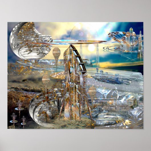 Glissade Station Print Poster (Vorne)