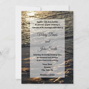 GListen Beach Morning Einladung