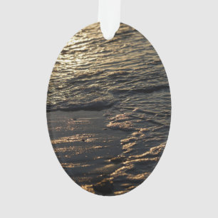 GListen Beach Morning Ornament