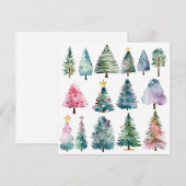 "GListen & Evergreens" Mitteilungskarte (Vorne/Hinten)
