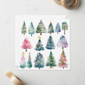 "GListen & Evergreens" Mitteilungskarte (Vorderseite/Rückseite Beispiel)