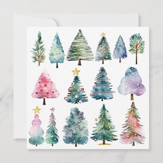 "GListen & Evergreens" Mitteilungskarte (Vorderseite)