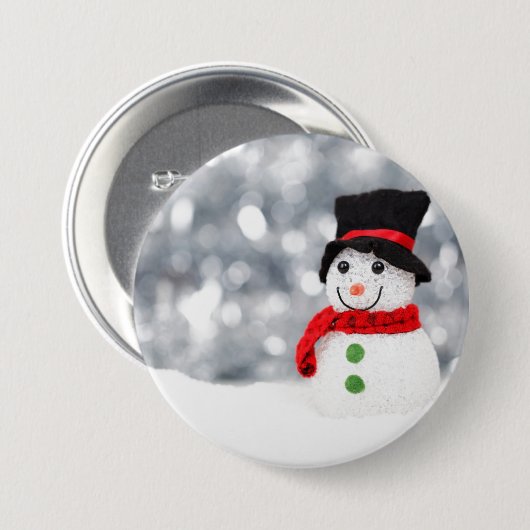 GListen Snowman Button (Vorne & Hinten)