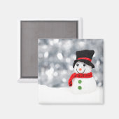 GListen Snowman Magnet (Vorderseite/Rückseite)