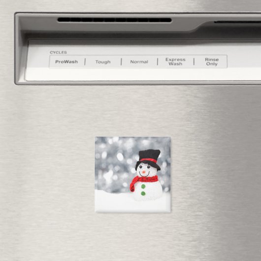 GListen Snowman Magnet (In Situ (Geschirrspüler))