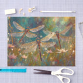GListening Morning Wings, Dazzling Dragonflies Seidenpapier (Handwerk)