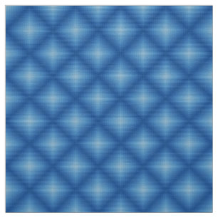 Glitch2-bedrucktes, blaues Muster Stoff