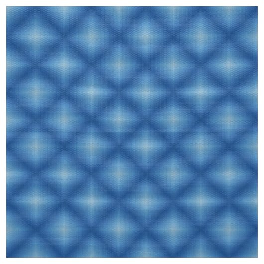 Glitch2-bedrucktes, blaues Muster Stoff (Muster)