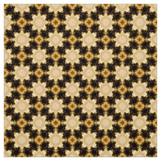 Glitch2 Blass Golden Möbel Stoff (Muster)