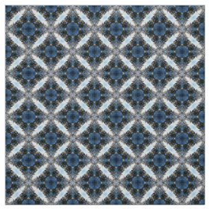 Glitch2 Blau weißer Möbelstoff Stoff