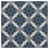 Glitch2 Blau weißer Möbelstoff Stoff (Nahaufnahme)