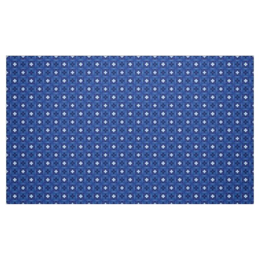 Glitch2 Blauer Stoff für Möbel (Fat Quarter (45,7 x 55,9 cm))