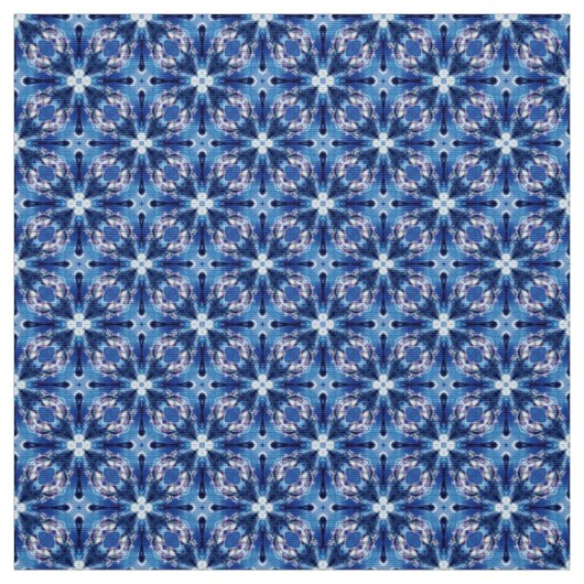 Glitch2 Blauer Stoff für Möbel (Muster)