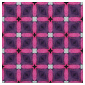 Glitch2 Blauer und Lila Polyester-Weave-Stoff Stoff (Nahaufnahme)