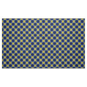 Glitch2 Blaues, gelbes Muster Stoff (Fat Quarter (45,7 x 55,9 cm))