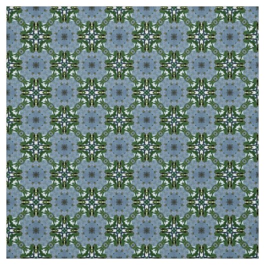 Glitch2 Blaues, grünes Gewebe Stoff (Muster)