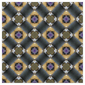 Glitch2 Blue Gray Fabric Stoff (Nahaufnahme)