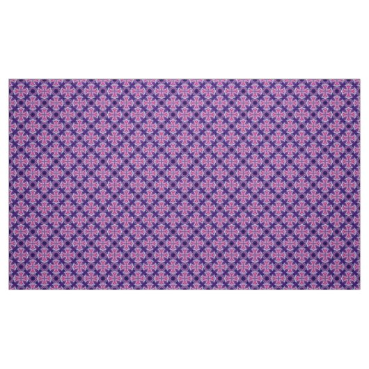 Glitch2 Blue Magenta Möbelstoff Stoff (Fat Quarter (45,7 x 55,9 cm))