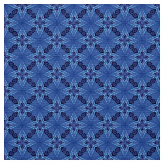 Glitch2 Blue Quilting, Appliqué und Kunsthandwerk Stoff (Muster)