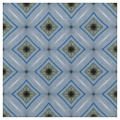 Glitch2 Blue Style Design Tile Muster Stoff (Nahaufnahme)