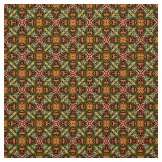 Glitch2 Braune Flechtwerkstoffe Stoff (Muster)