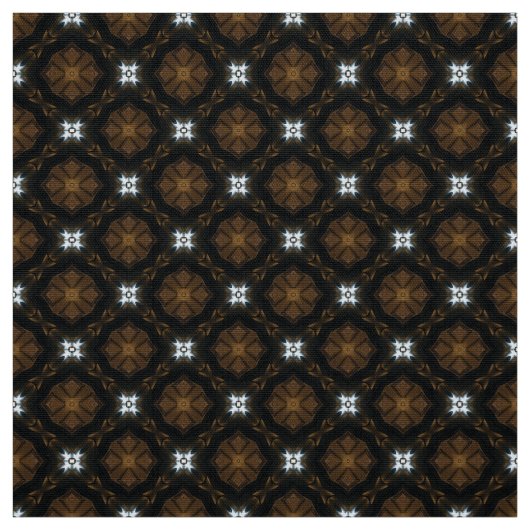 Glitch2 Braune Fliesen Gewebe Stoff (Muster)