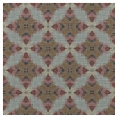 Glitch2 Braunes grünes Muster Stoff (Nahaufnahme)