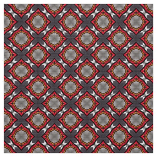 Glitch2 Brown Grau Möbelstoff Stoff (Muster)