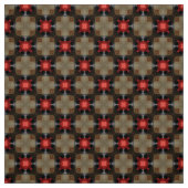 Glitch2 Brown Red pattern Stoff (Muster)