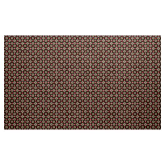 Glitch2 Brown Red pattern Stoff (Yard (91,4 cm))